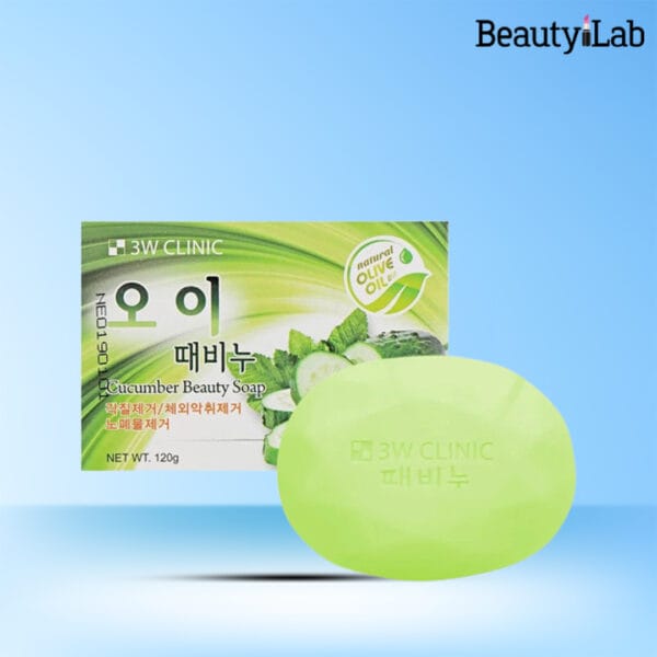 3W Clinic Cucumber Beauty Soap-120g