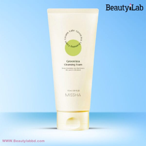 Missha Creamy Latte Green Tea Cleansing Foam