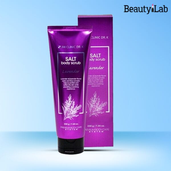 3W CLINIC Salt Lavender BodyScrub 200g/7.05 oz