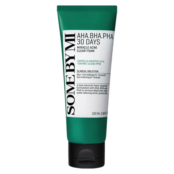 Some by mi Aha BHA PHA 30 Days Miracle Acne Clear Foam -100ml