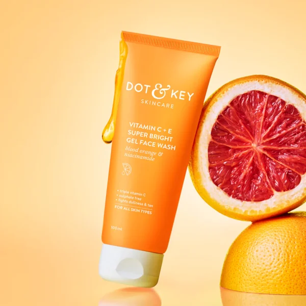 Dot & Key Vitamin C + E Super Bright Gel Face Wash -100ml