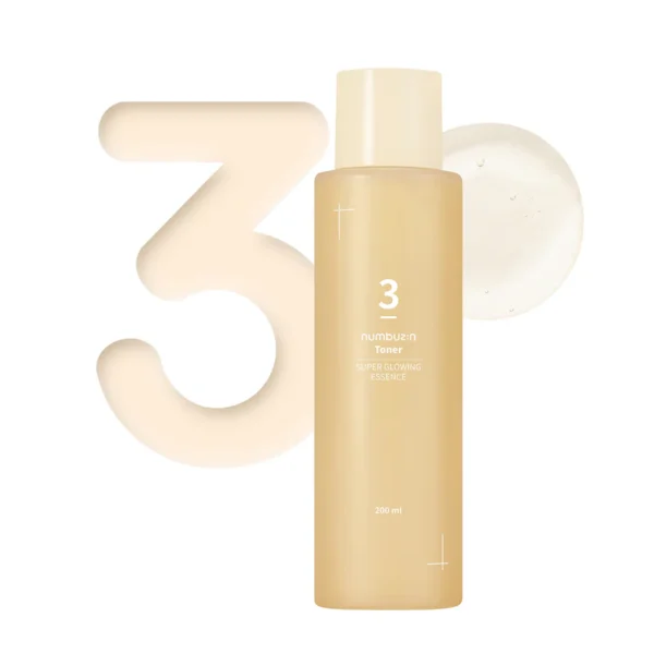 Numbuzin No.3 Super Glowing Essence Toner -200ml