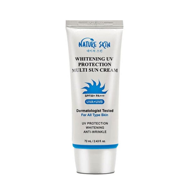 Nature Skin Whitening Uv Protection Multi Sun Cream SPF50+ Pa+++ 72ml