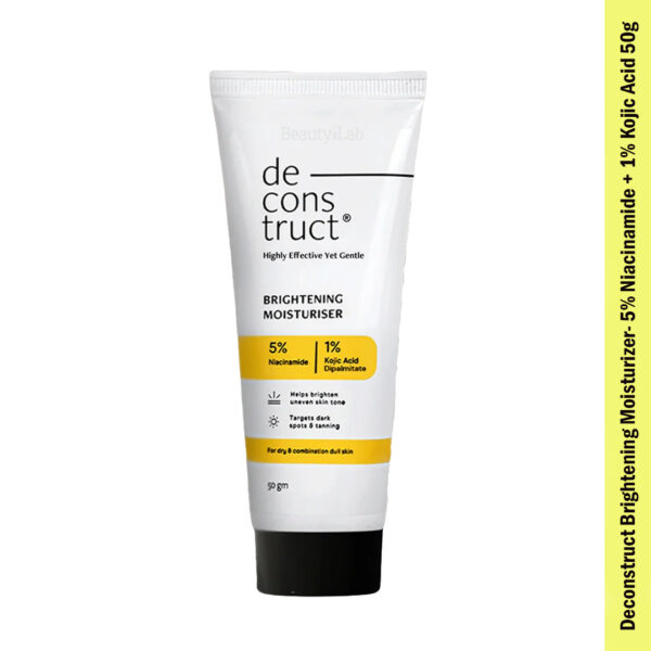 Deconstruct Brightening Moisturizer- 5% Niacinamide + 1% Kojic Acid 50g